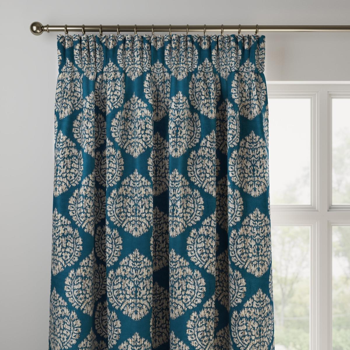 Marcello Made to Measure Curtains Blue/Grey – image 3