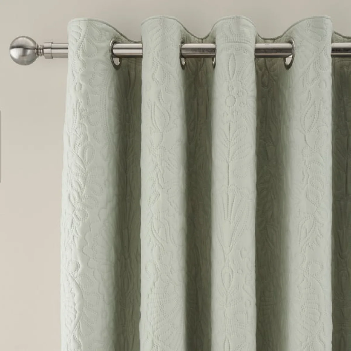 Hani Pinsonic Quilted Blackout Eyelet Curtains – image 1