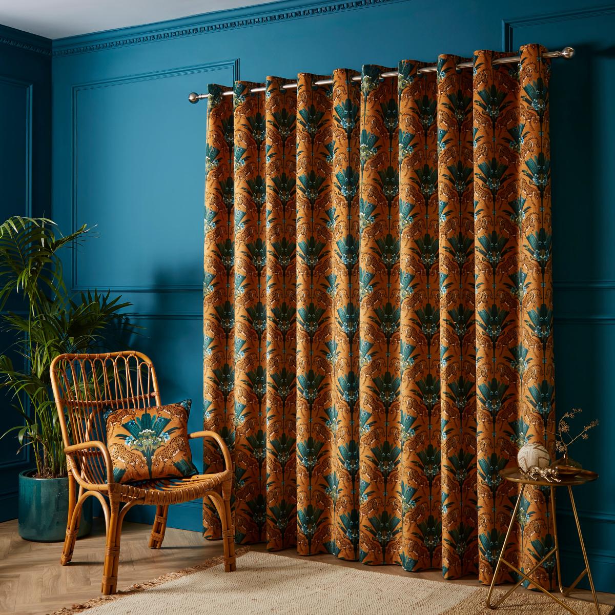 Wild Cheetah Eyelet Curtains – image 2