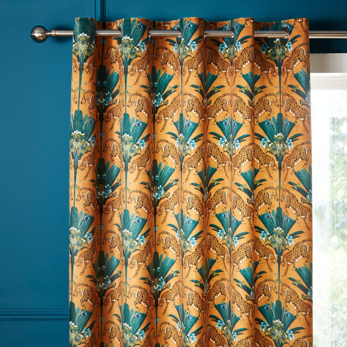 Wild Cheetah Eyelet Curtains – image 3
