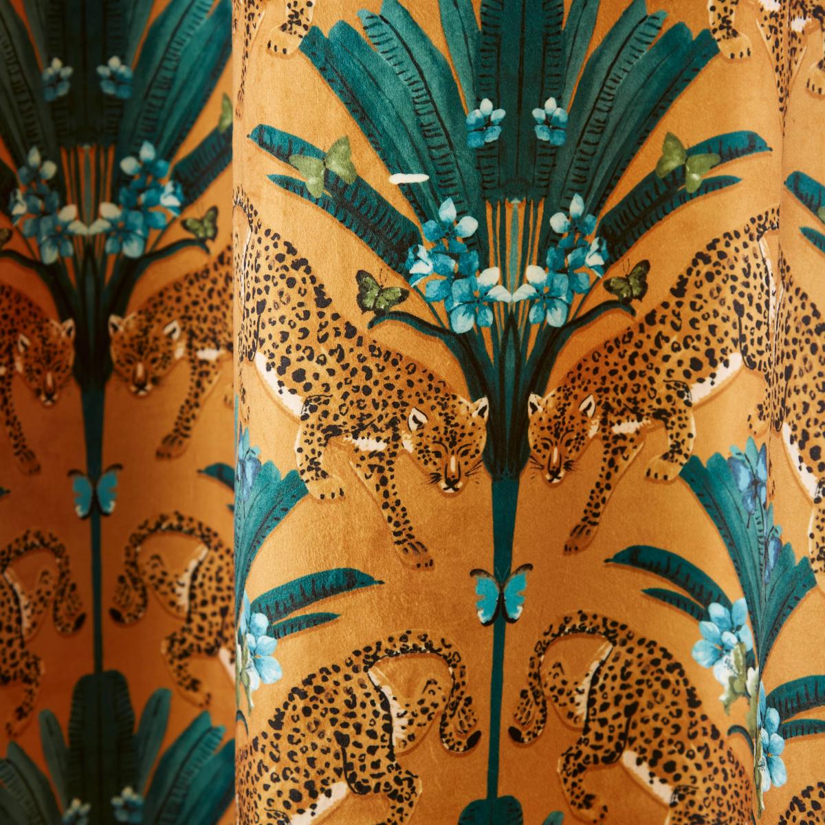 Wild Cheetah Eyelet Curtains – image 4