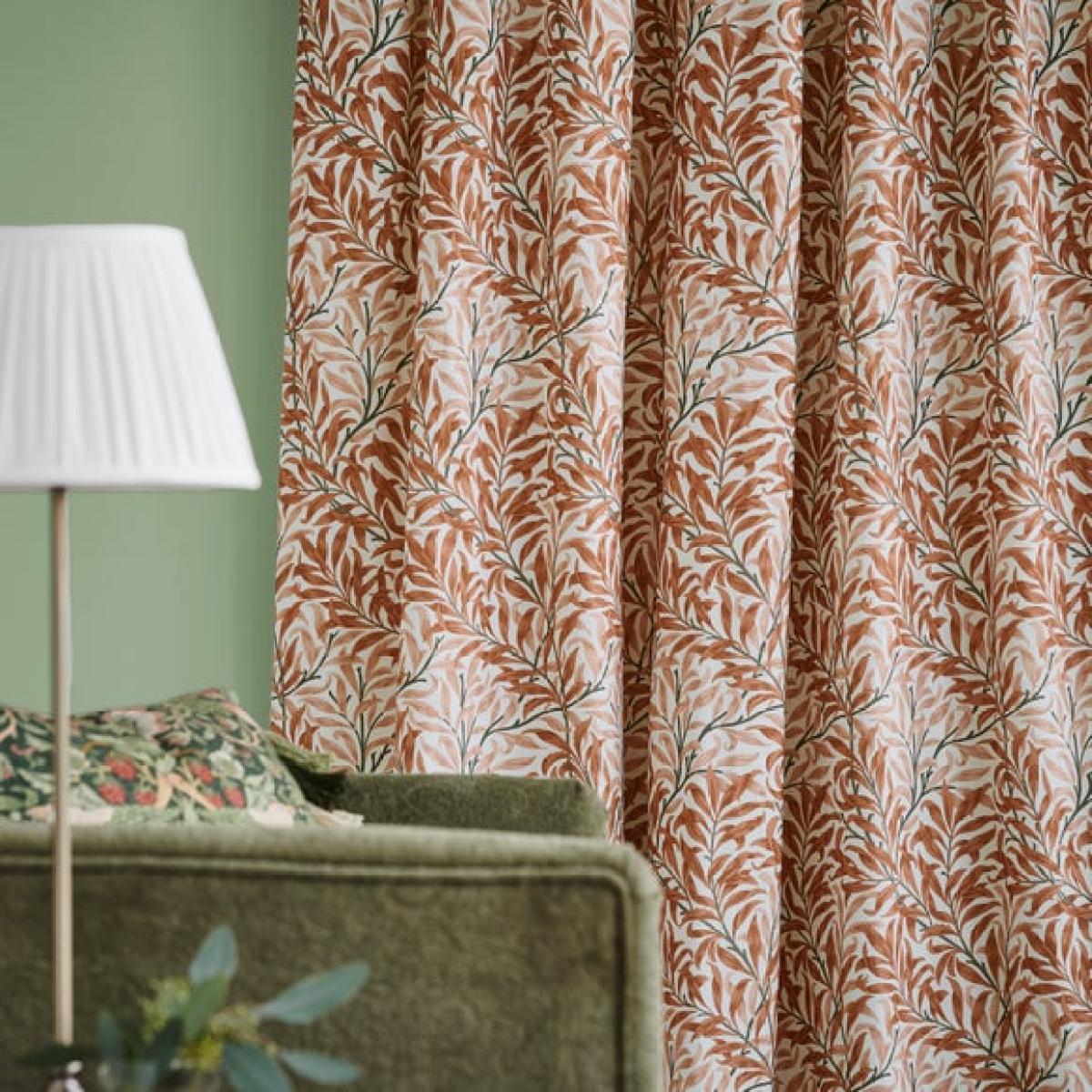 William Morris Willow Bough Pencil Pleat Curtains – image 3