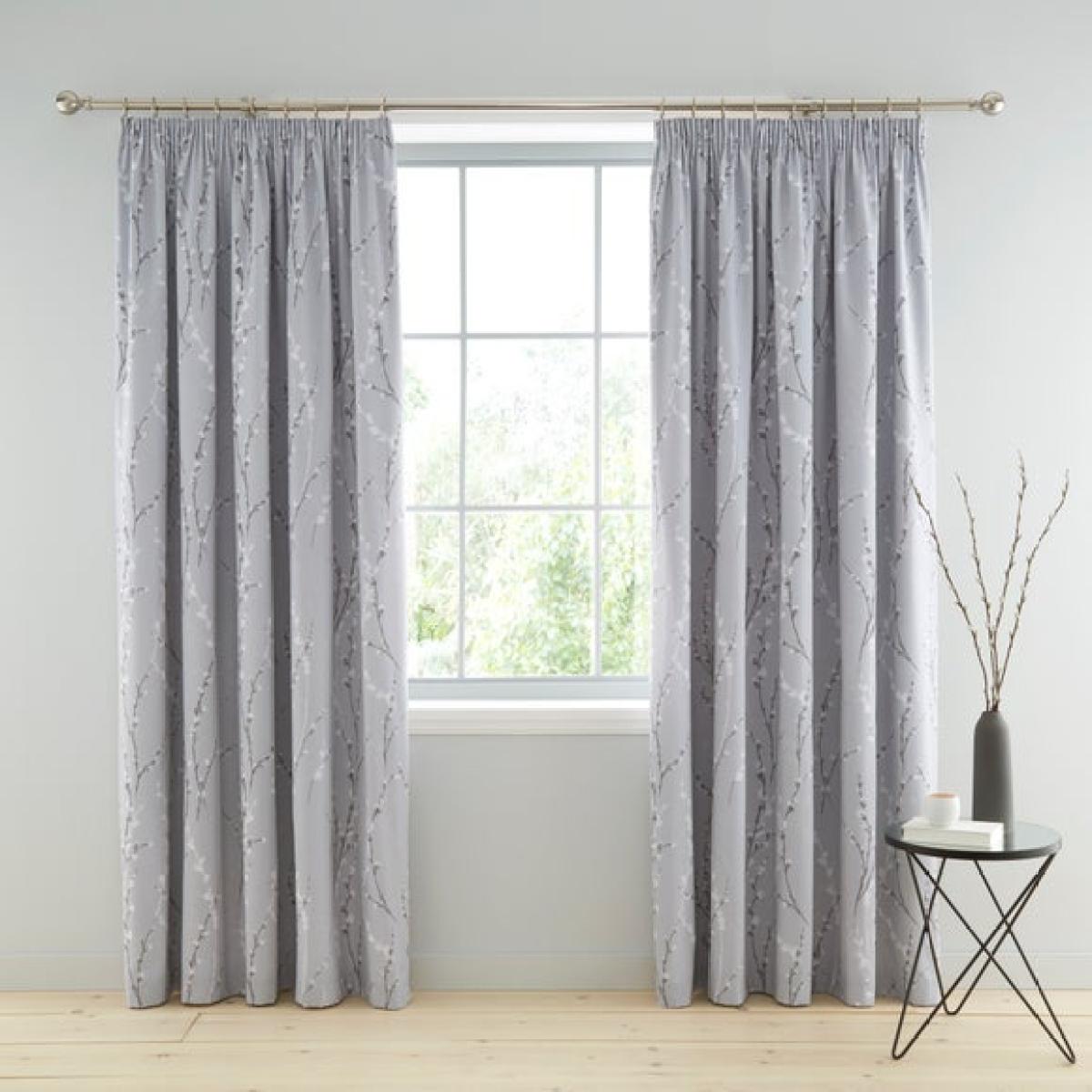 Belle Polycotton Blackout Pencil Pleat Curtains – image 2