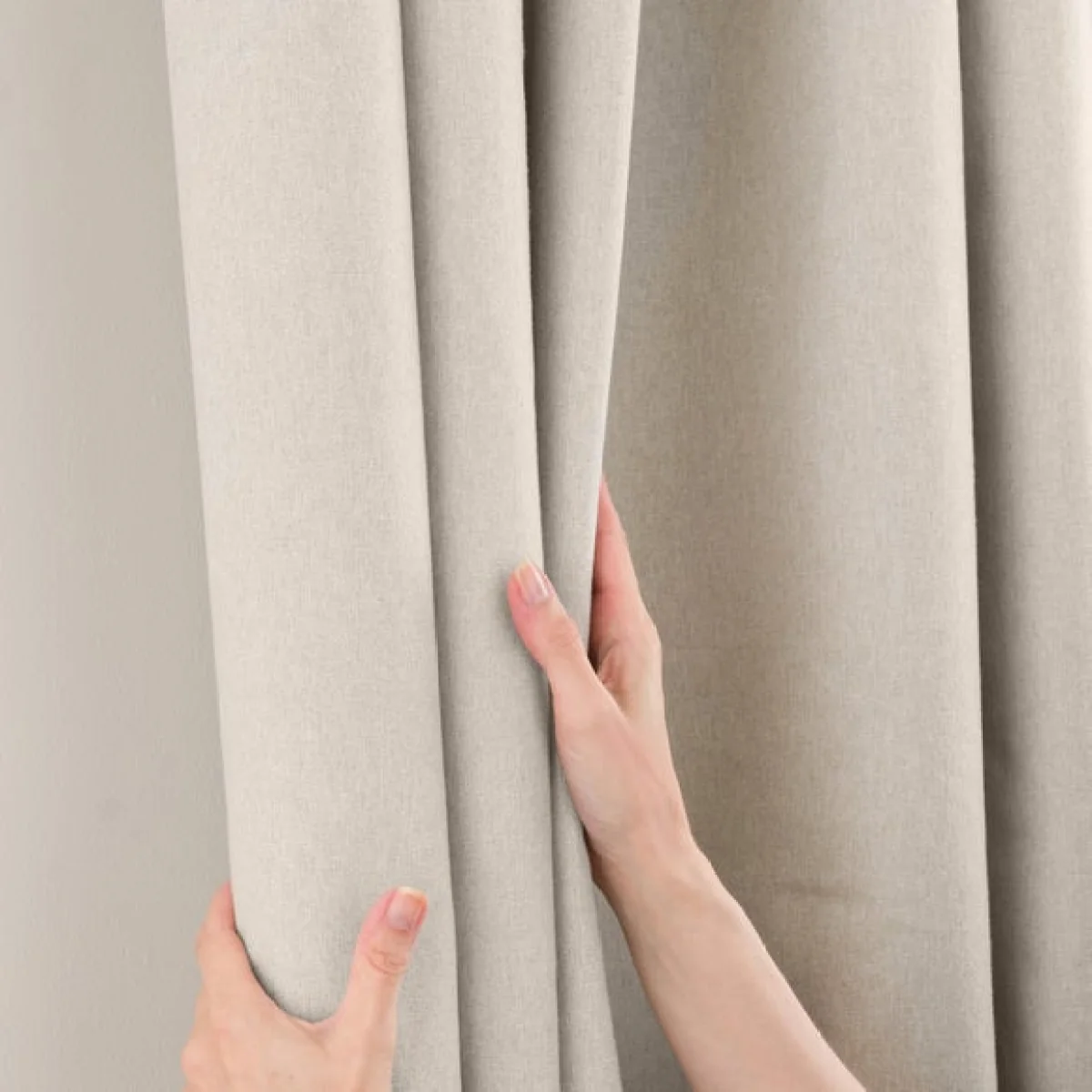 Luna Brushed Pencil Pleat Curtains (Blackout Available) – image 4