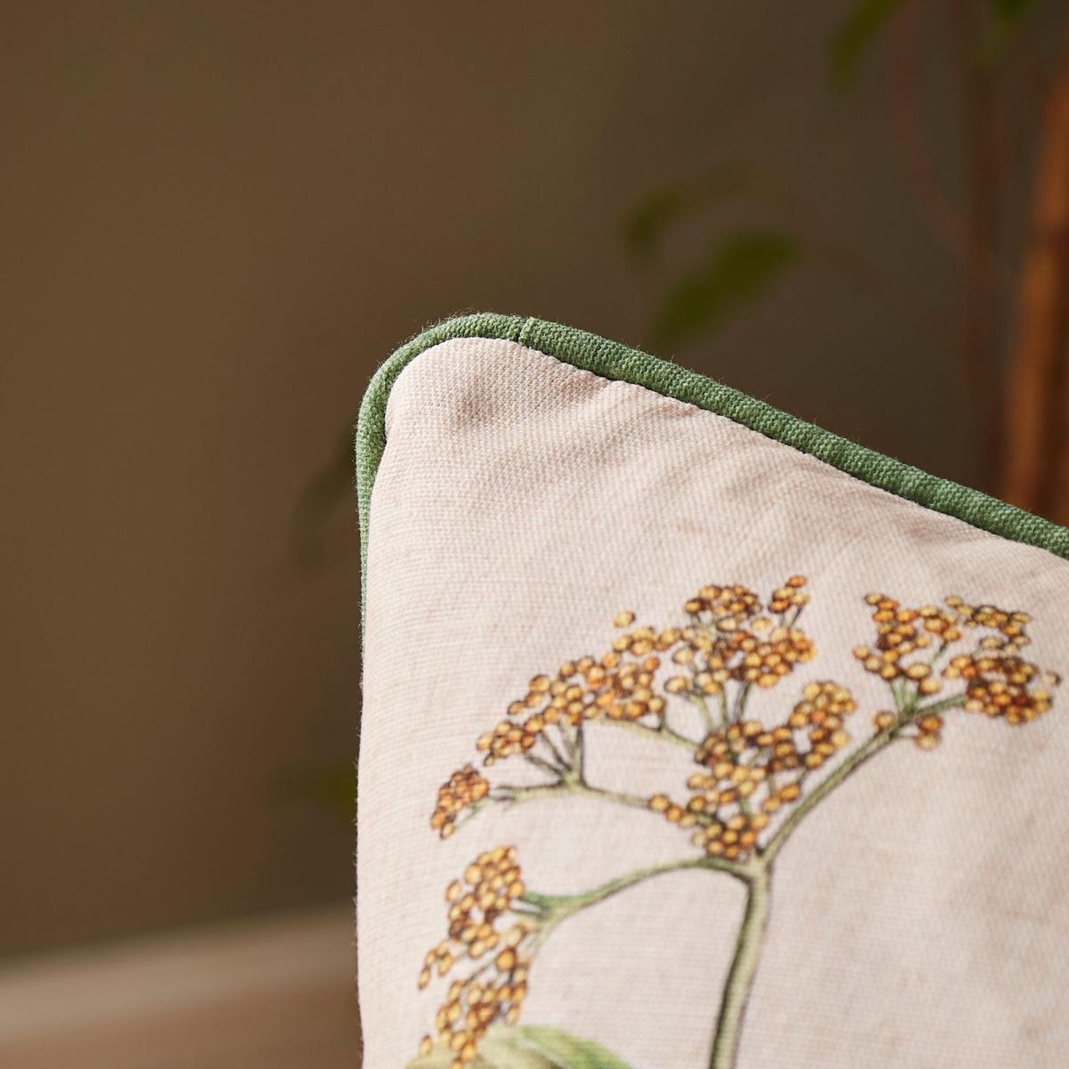 Botanical Orchard Pencil Pleat Curtains Natural – image 6