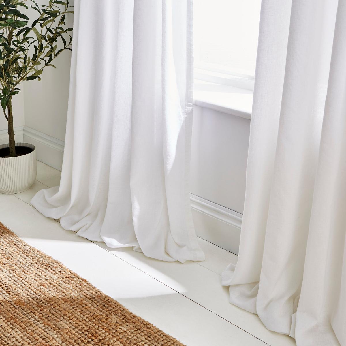 Cotton Linen Yellow Slot Top Voile Panel Yellow – image 5