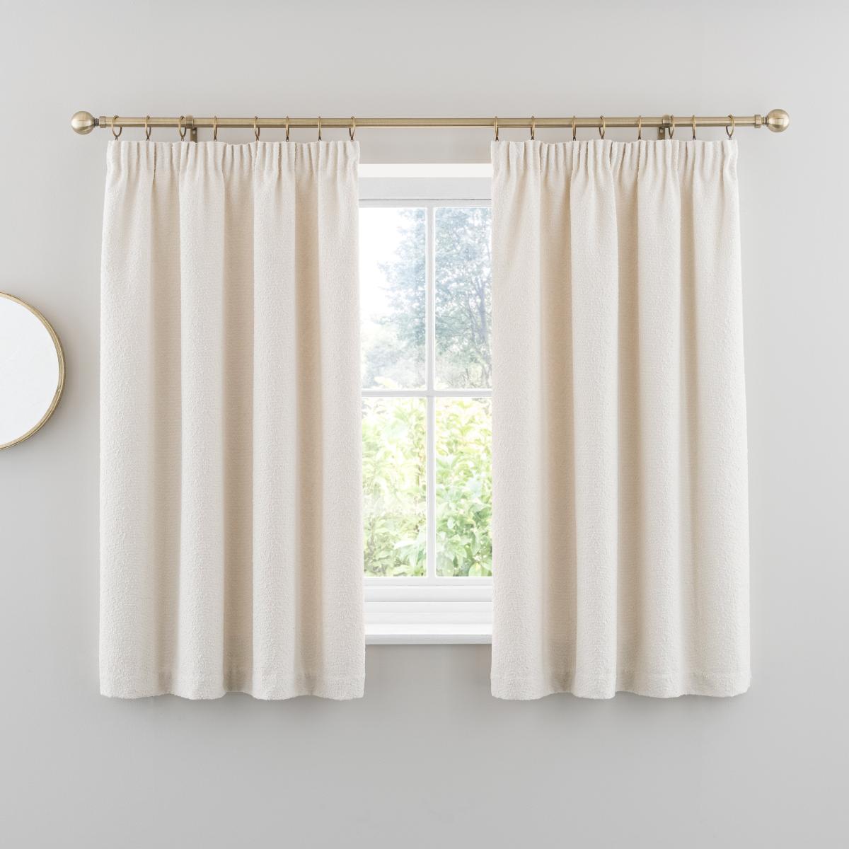 Churchgate Woodhouse Pencil Pleat Curtains Ivory – image 5