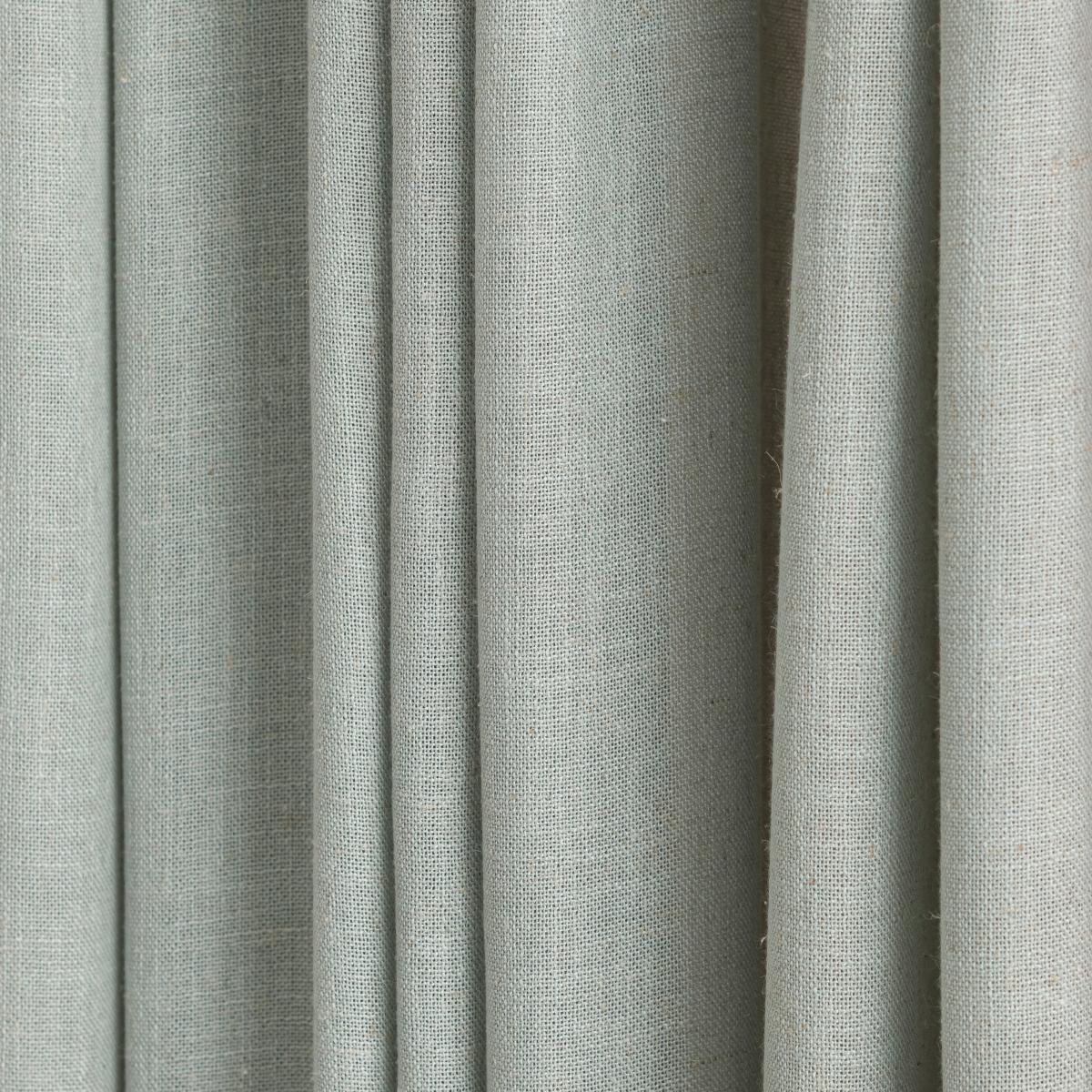 Touch of Linen Sage Unlined Tab Top Curtains Sage (Green) – image 3