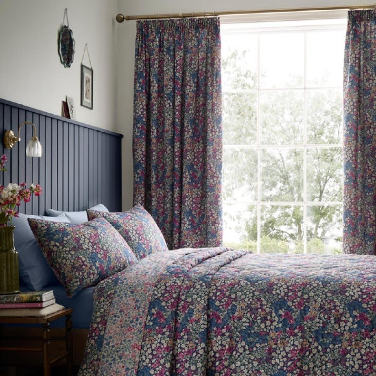 Dreams & Drapes Bessie Pencil Pleat Curtains With Tie-Backs – image 4