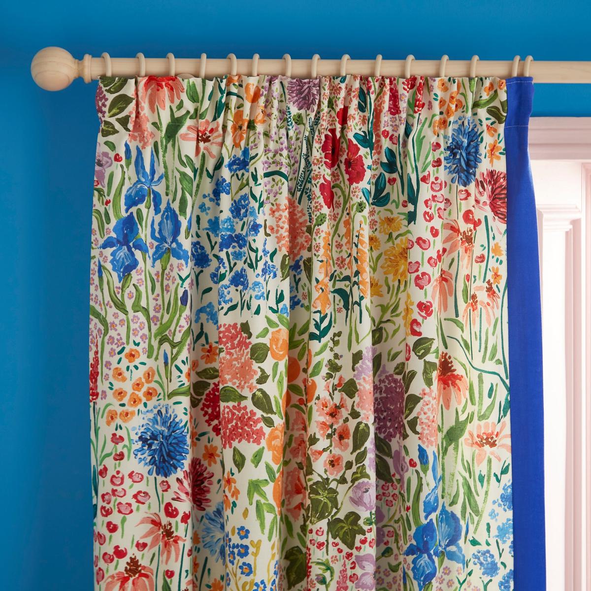 Sophie Robinson Sunshine Flower Pencil Pleat Single Curtain – image 3