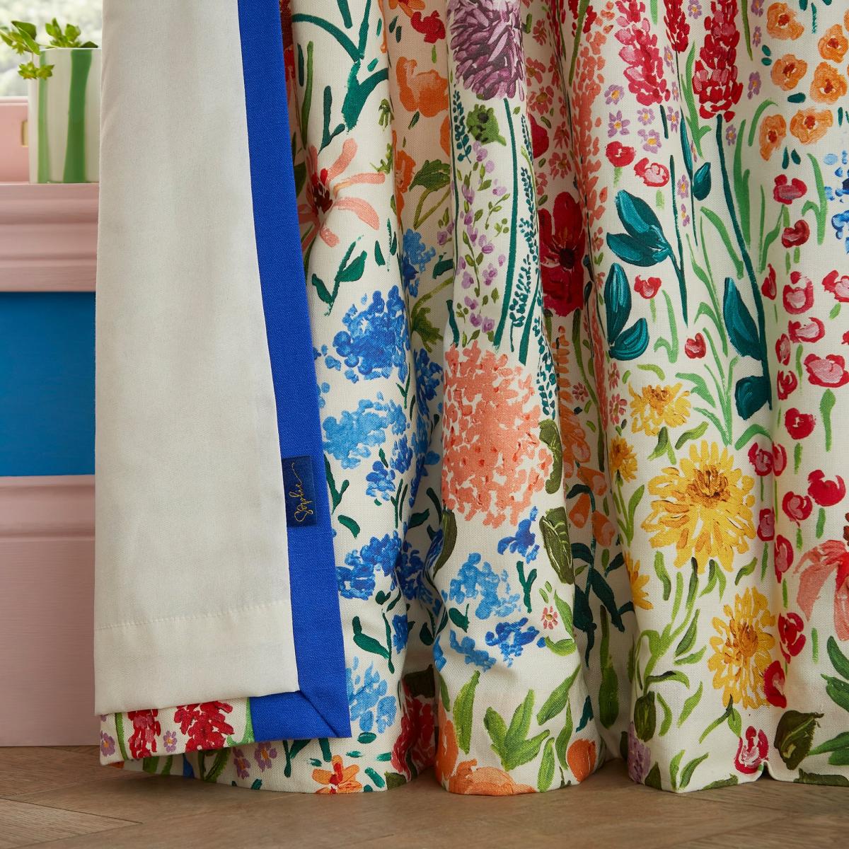 Sophie Robinson Sunshine Flower Pencil Pleat Single Curtain – image 5