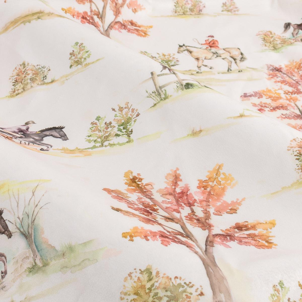Riding Pursuits Eyelet Curtains Natural – image 3