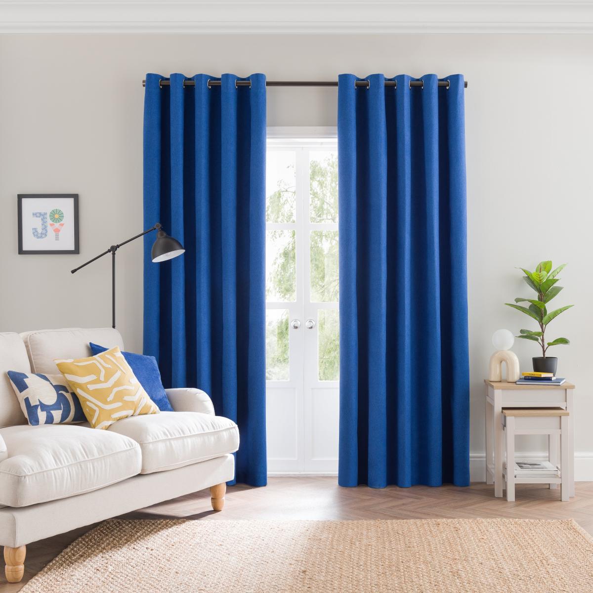 Luna Brushed Lilac Pencil Pleat Curtains Lilac – image 3