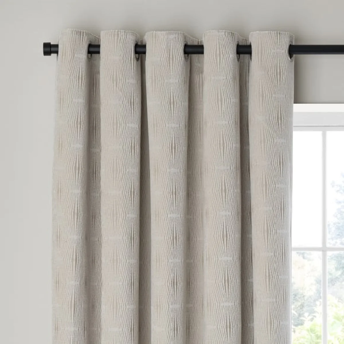 Hendrix Velvet Eyelet Curtains – image 1
