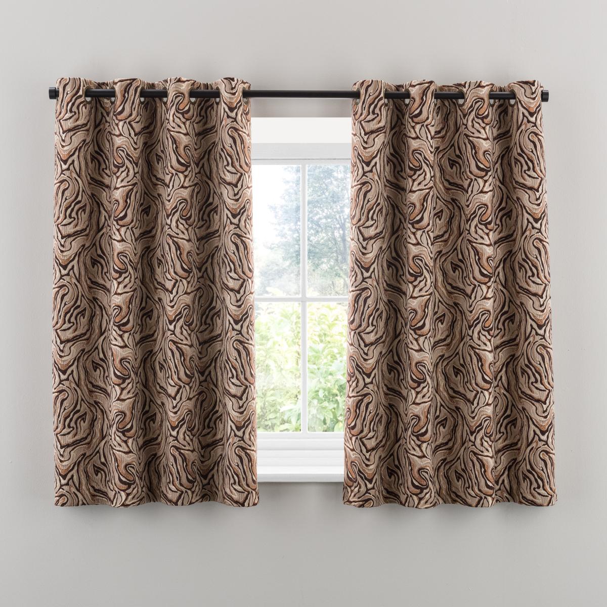 Magma Animal Marbled Eyelet Curtain – image 3