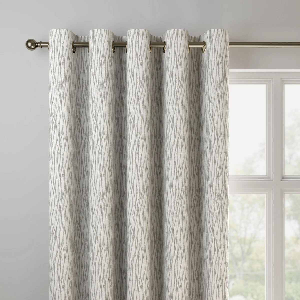 Linear Made to Measure Curtains Linear Silver – image 2
