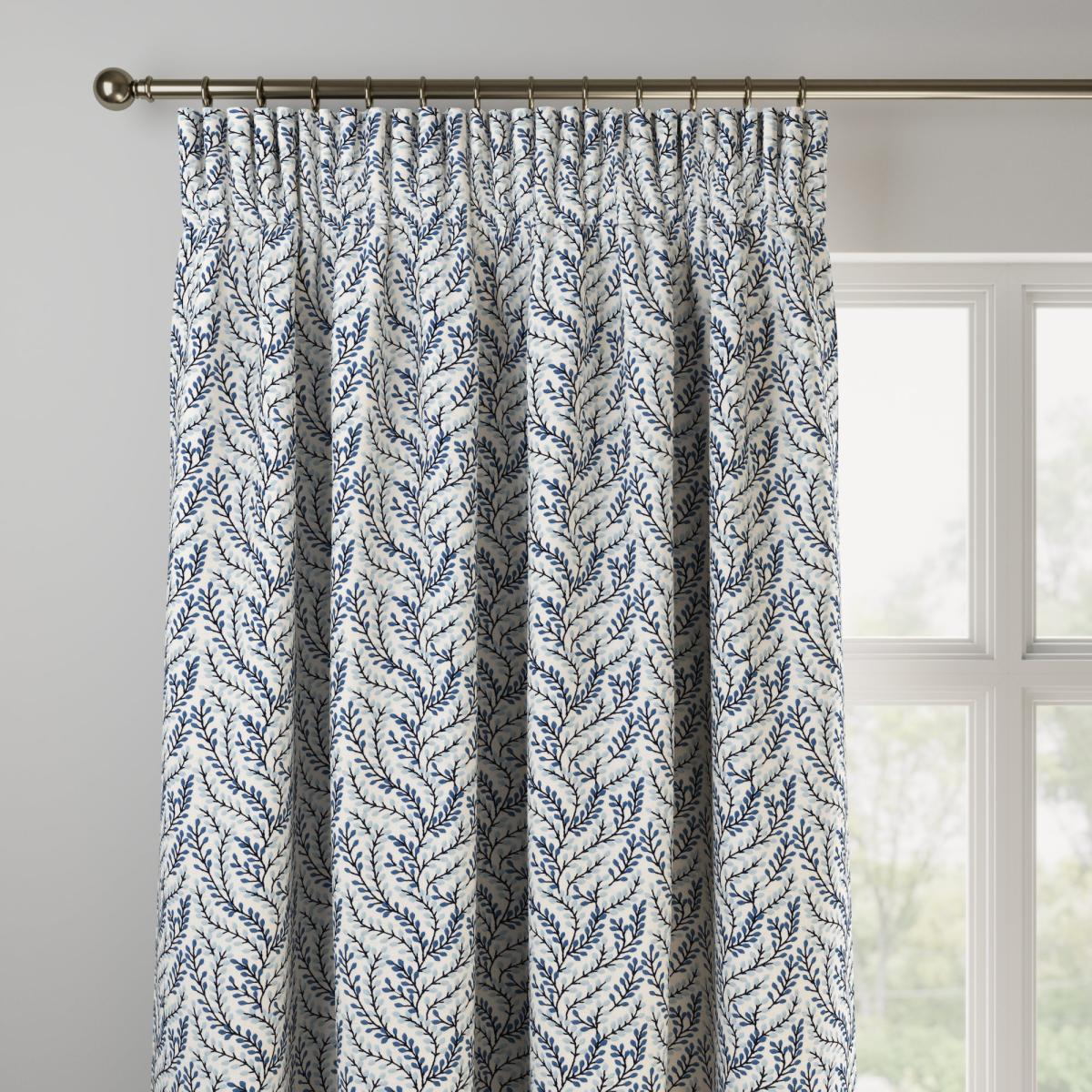 Shimla Made to Measure Curtains Shimla Cornflower – image 3
