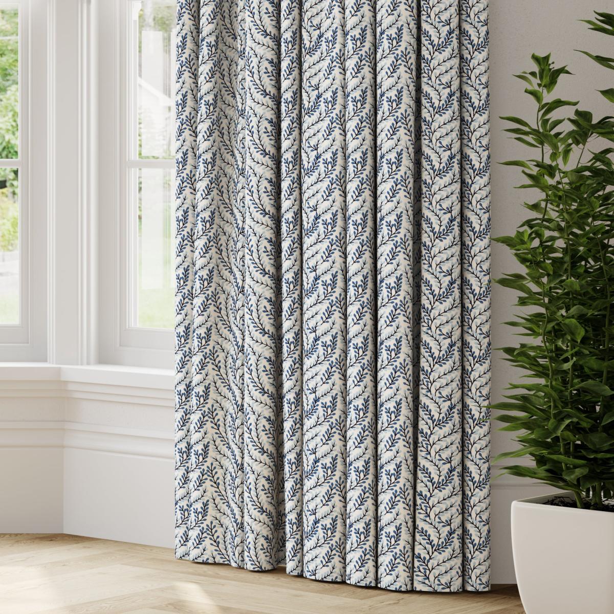 Shimla Made to Measure Curtains Shimla Cornflower – image 1