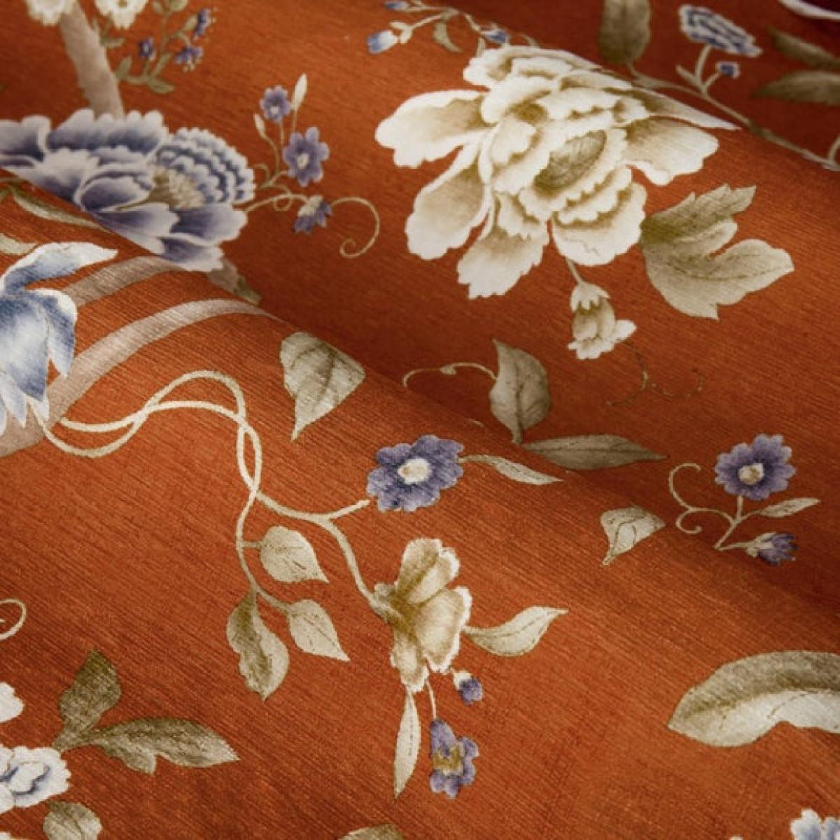 Porcelain Garden Pencil Pleat Curtains – image 3