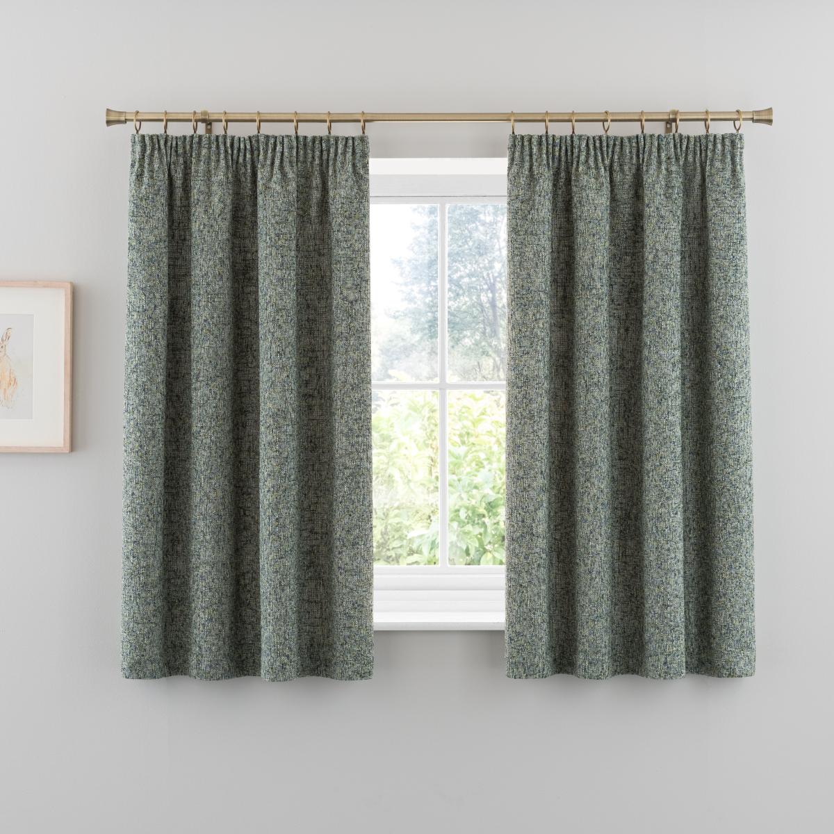 Mirabelle Pencil Pleat Curtains Green – image 5
