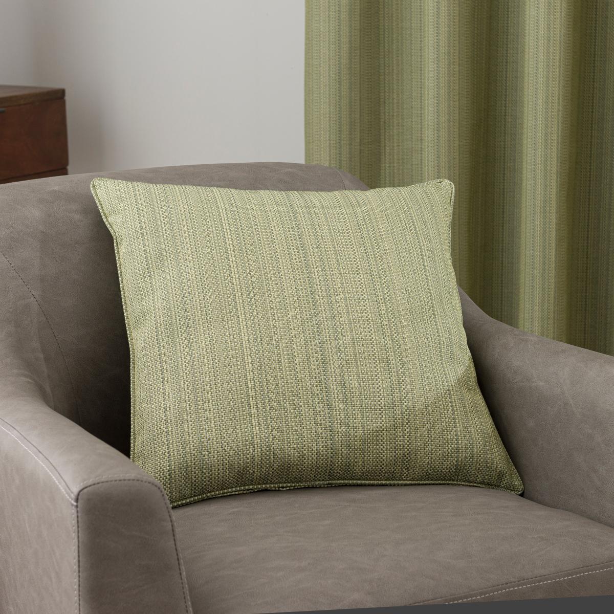 Neptune Textured Olive Blackout Eyelet Curtains Olive – image 6