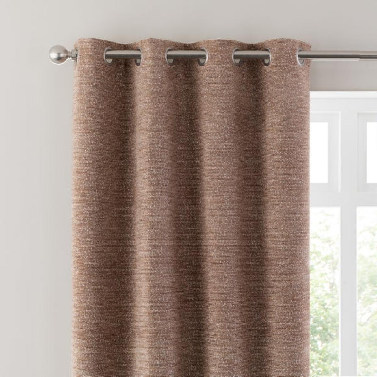 Boucle Chenille Eyelet Curtains – image 1
