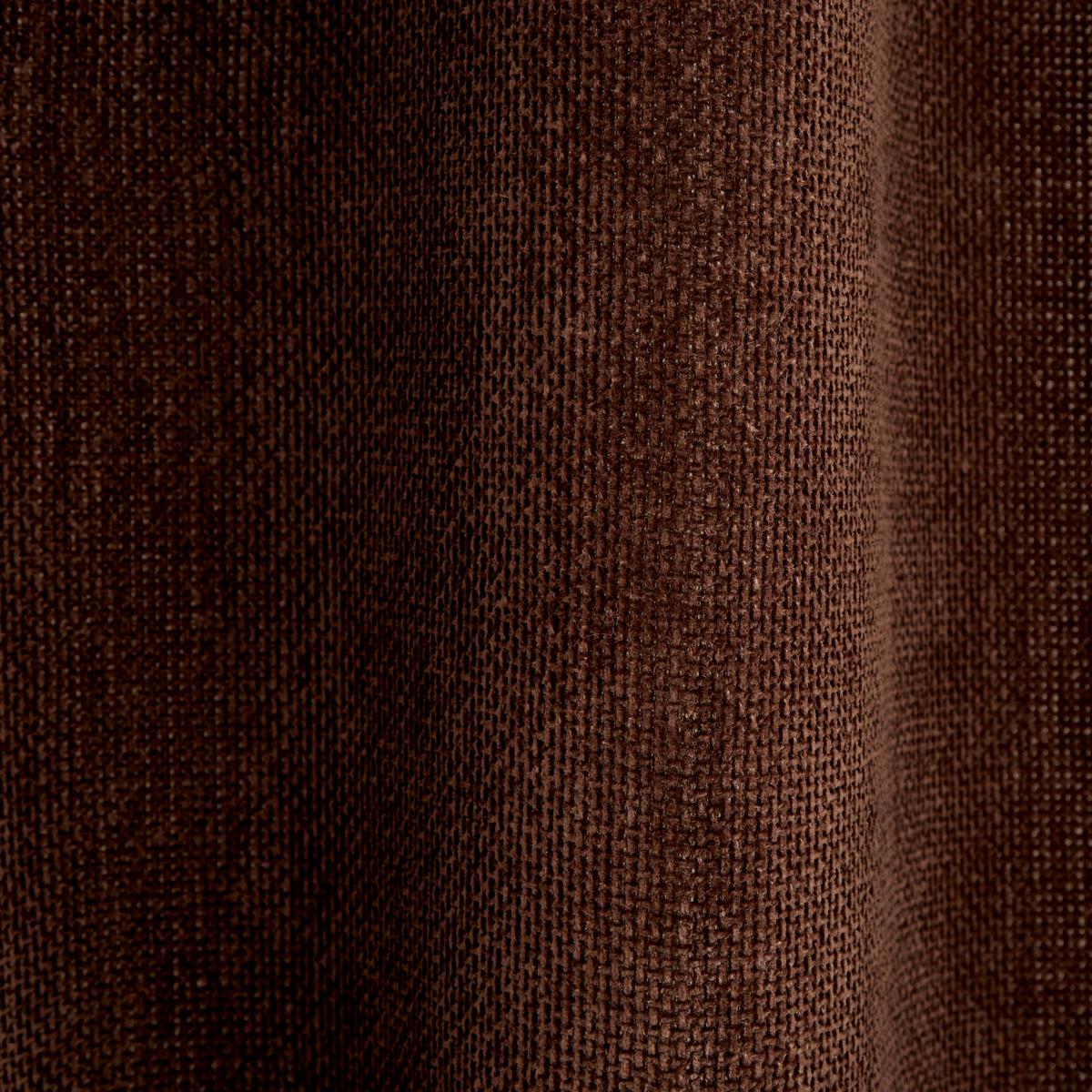 Ensley Chenille Eyelet Curtain Chocolate – image 3