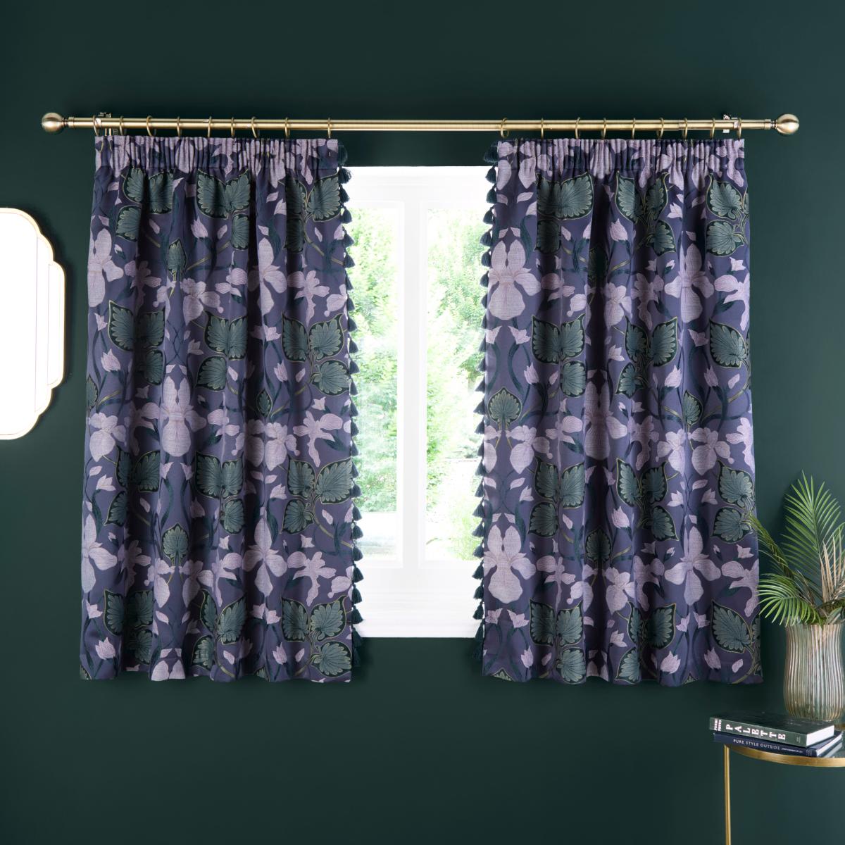 Nouveau Iris Pencil Pleat Curtains – image 5