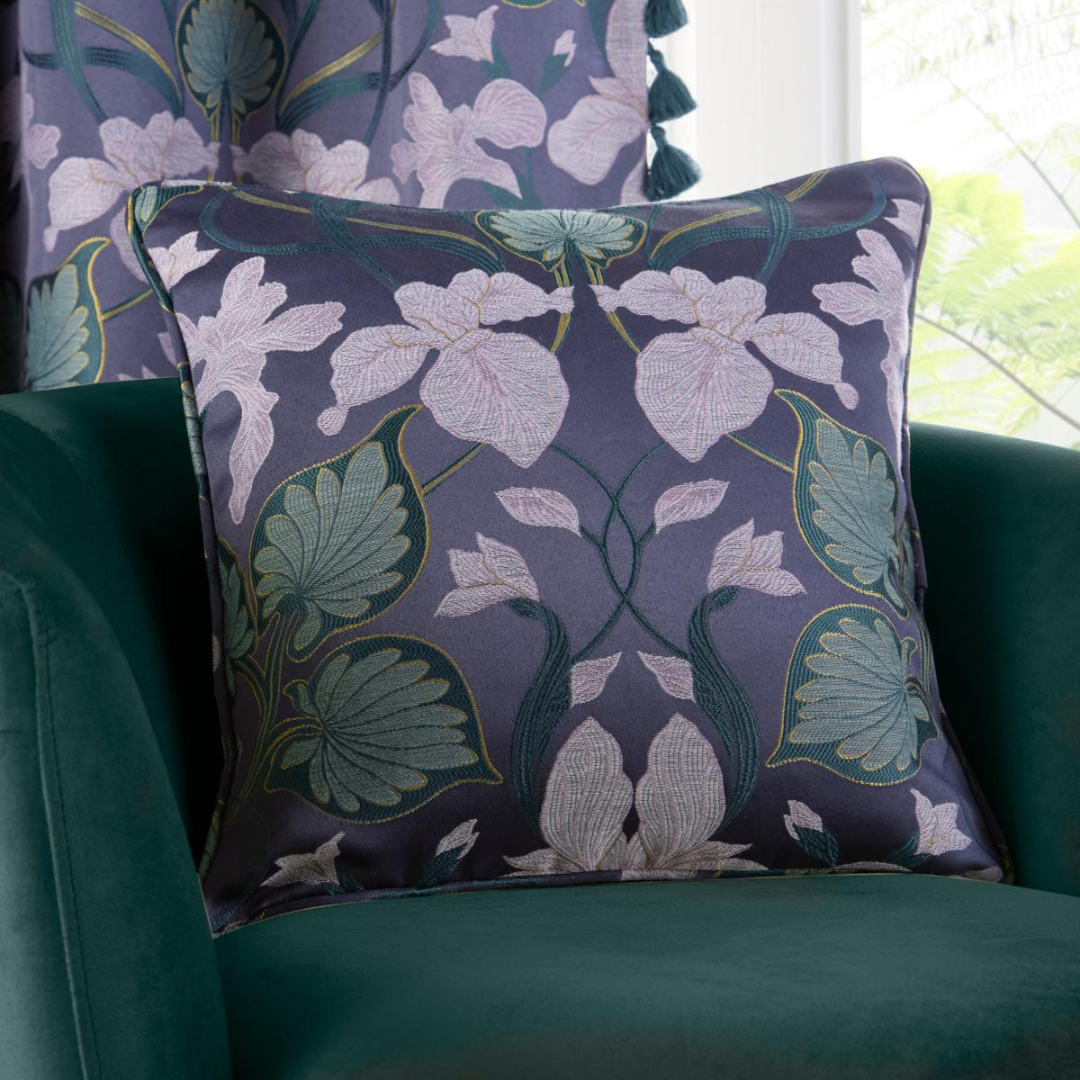 Nouveau Iris Pencil Pleat Curtains – image 7