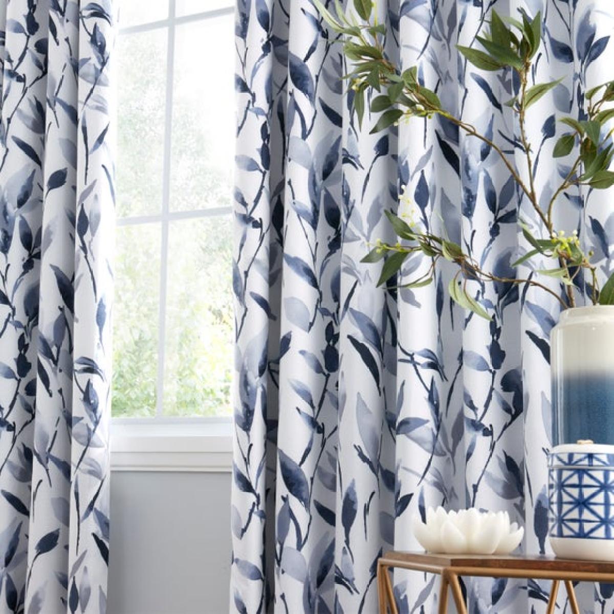 Zen Polycotton Blackout Pencil Pleat Curtains – image 4