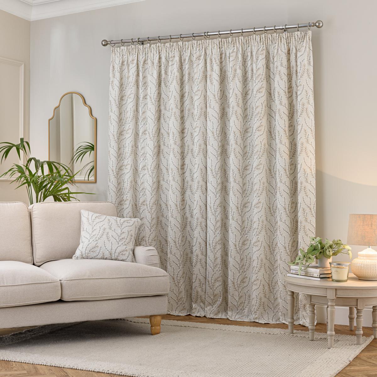 Shimla Floral Pencil Pleat Curtain – image 4
