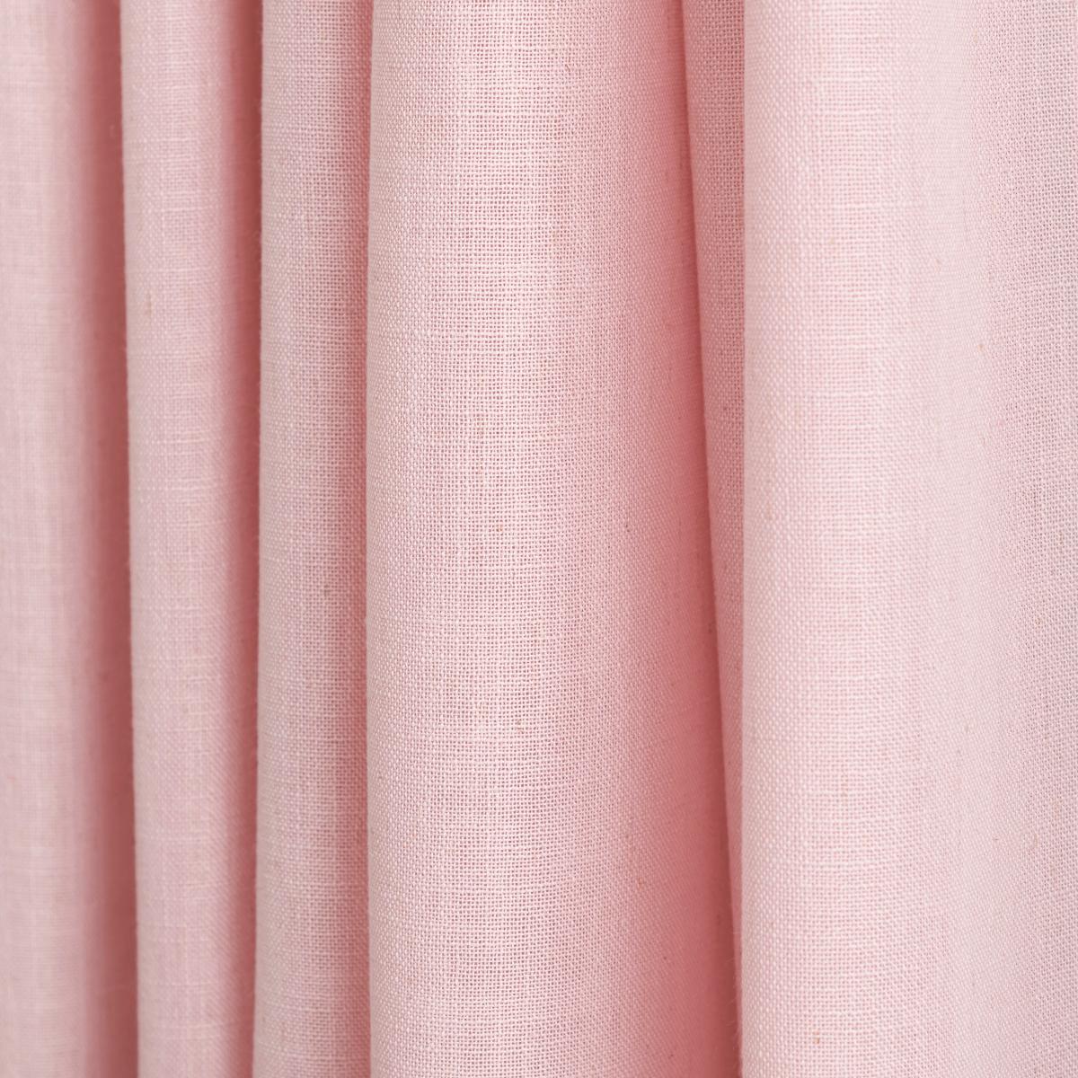 Touch of Linen Blush Unlined Tab Top Curtains Blush (Pink) – image 3