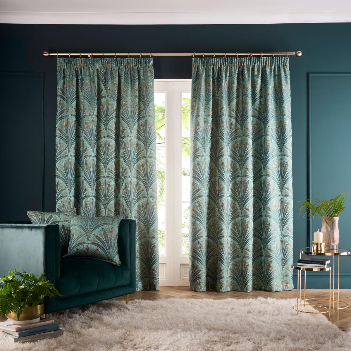 Nouveau Fan Eyelet Curtains – image 2