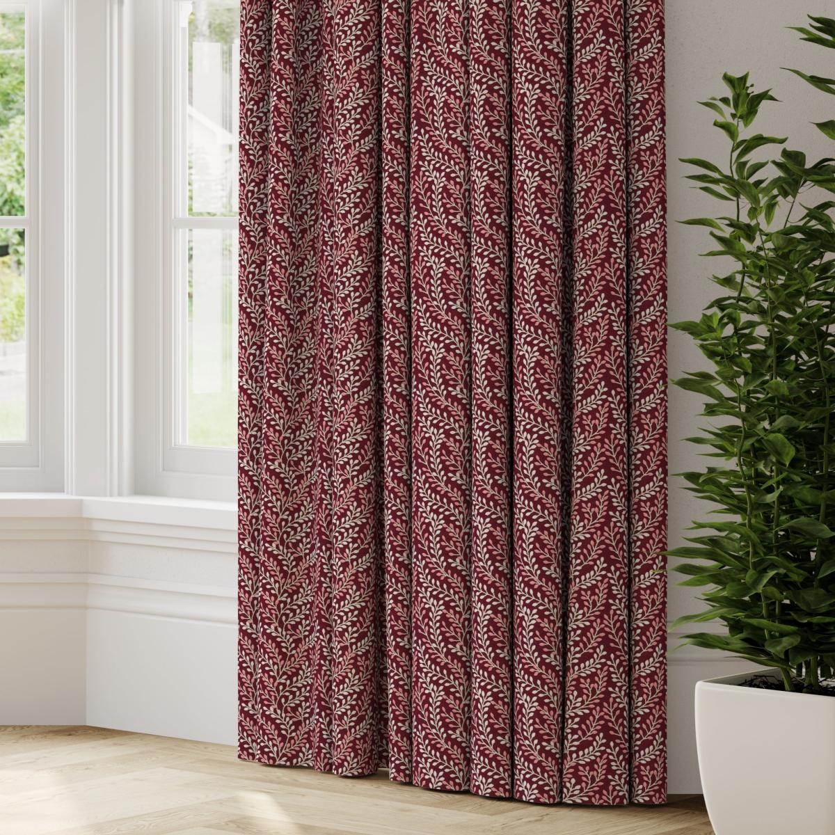 Shimla Made To Measure Curtains Shimla Rosso – image 1