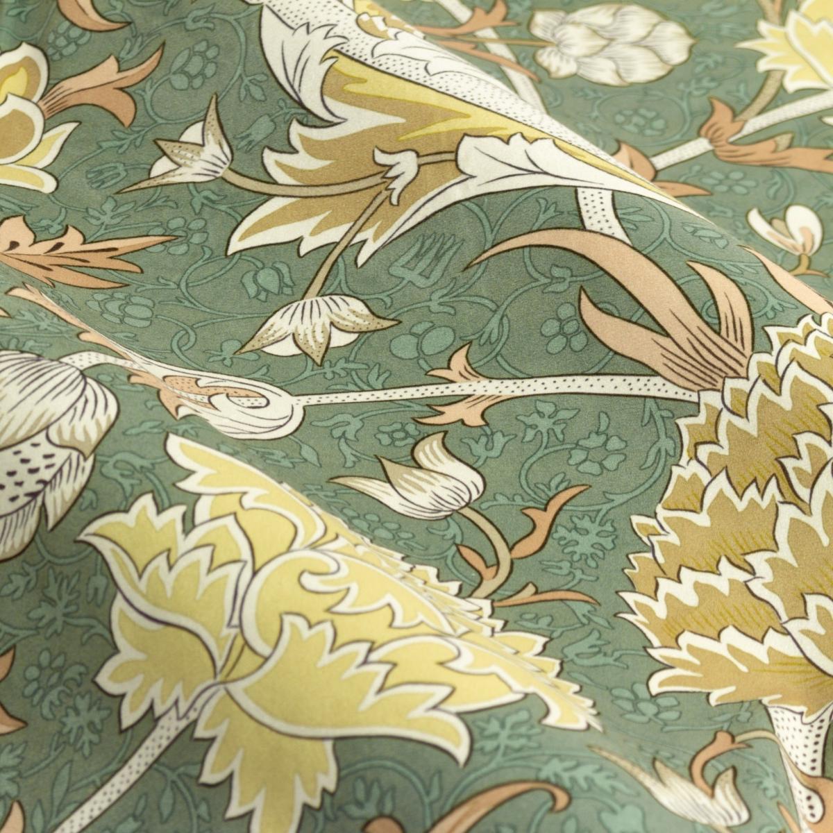 Morris & Co. Cray Chenille Pencil Pleat Curtains – image 3