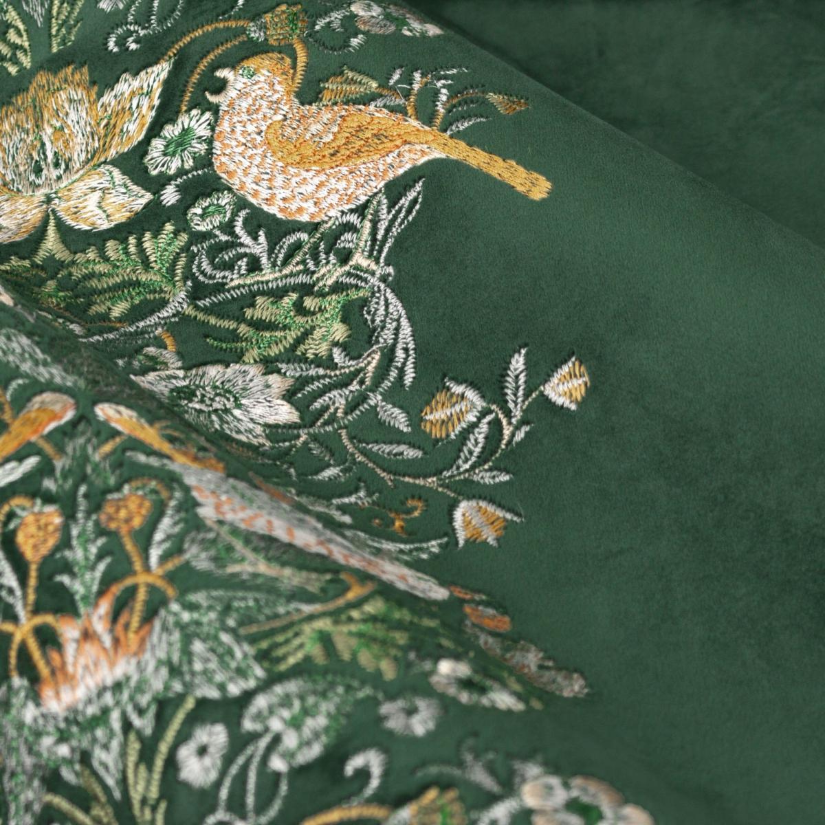 Morris & Co. Strawberry Thief Embroidered Pencil Pleat Curtains – image 3