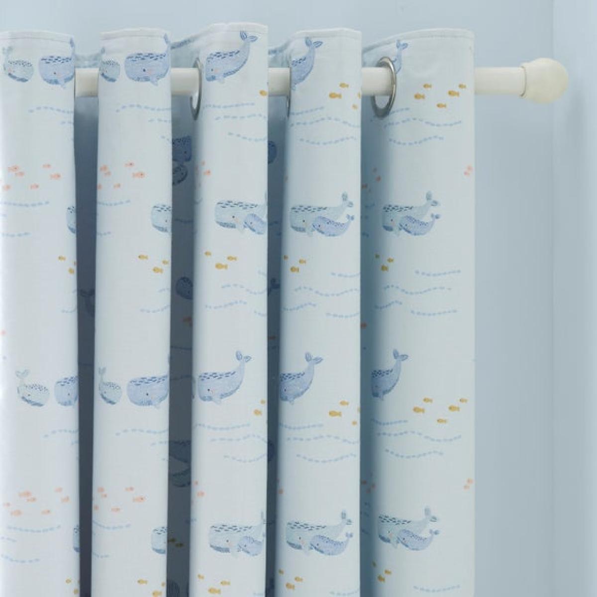 Little Whales Blackout Eyelet Curtains – image 2