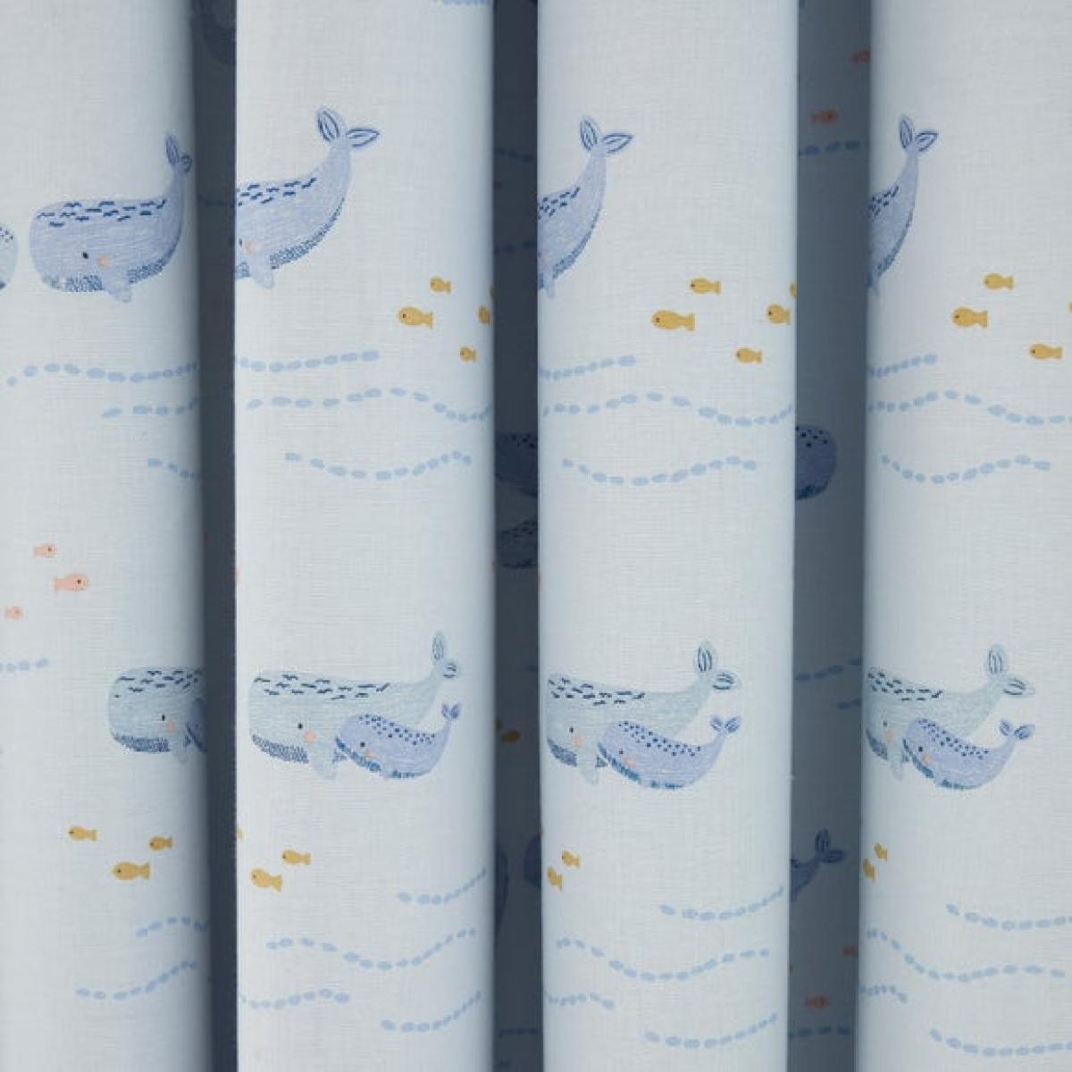 Little Whales Blackout Eyelet Curtains – image 4