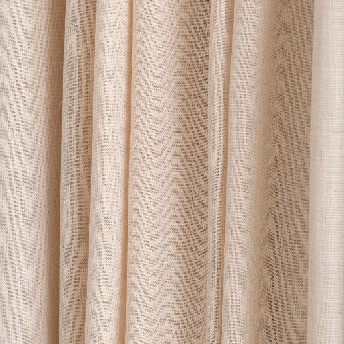 Touch of Linen Natural Unlined Tab Top Curtains Natural – image 3