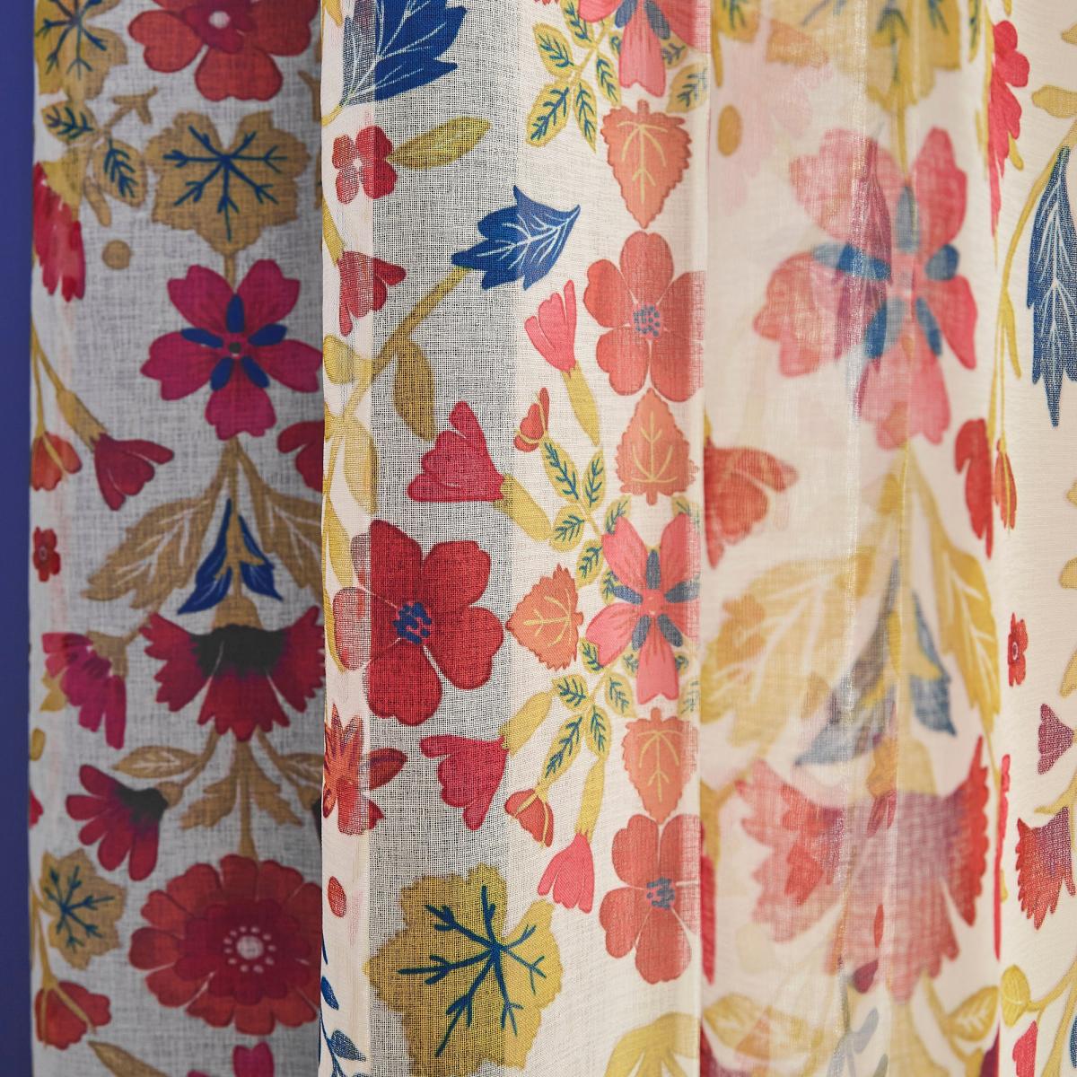 Sophie Robinson Courtyard Garden Tie Top Single Voile Panel – image 4