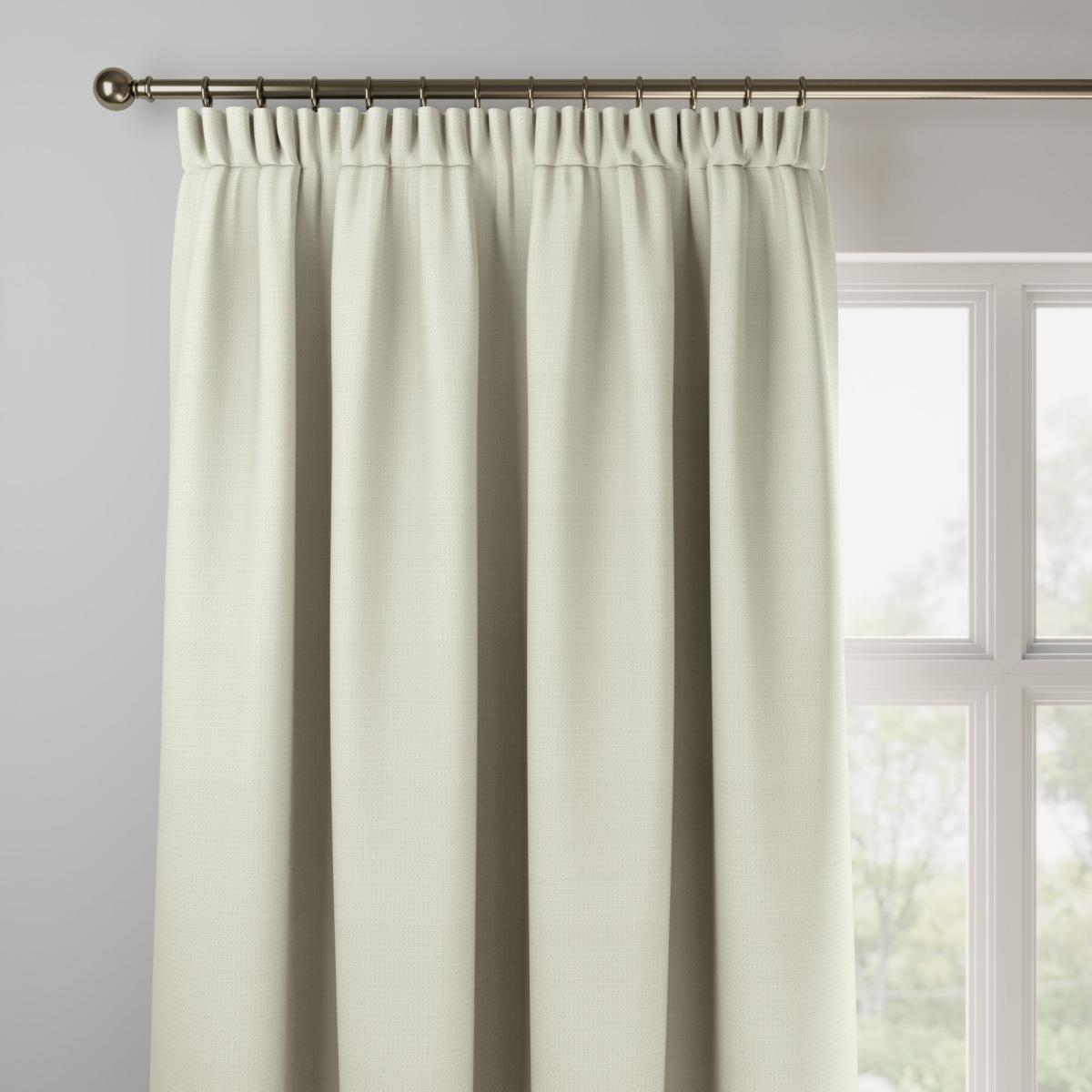Waffle Made to Measure Curtains Waffle White – image 3