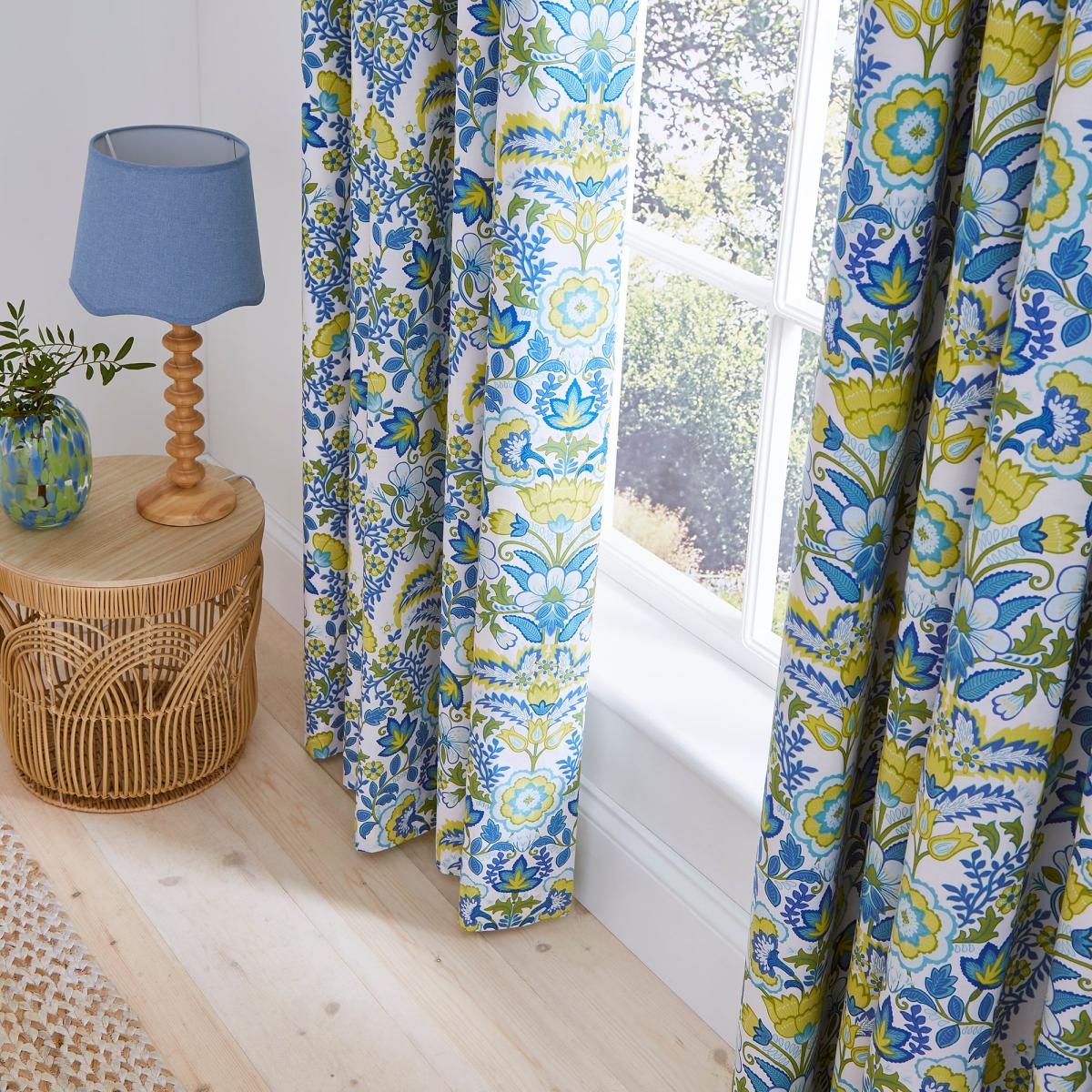 Darcey Damask Blackout Eyelet Curtains – image 2