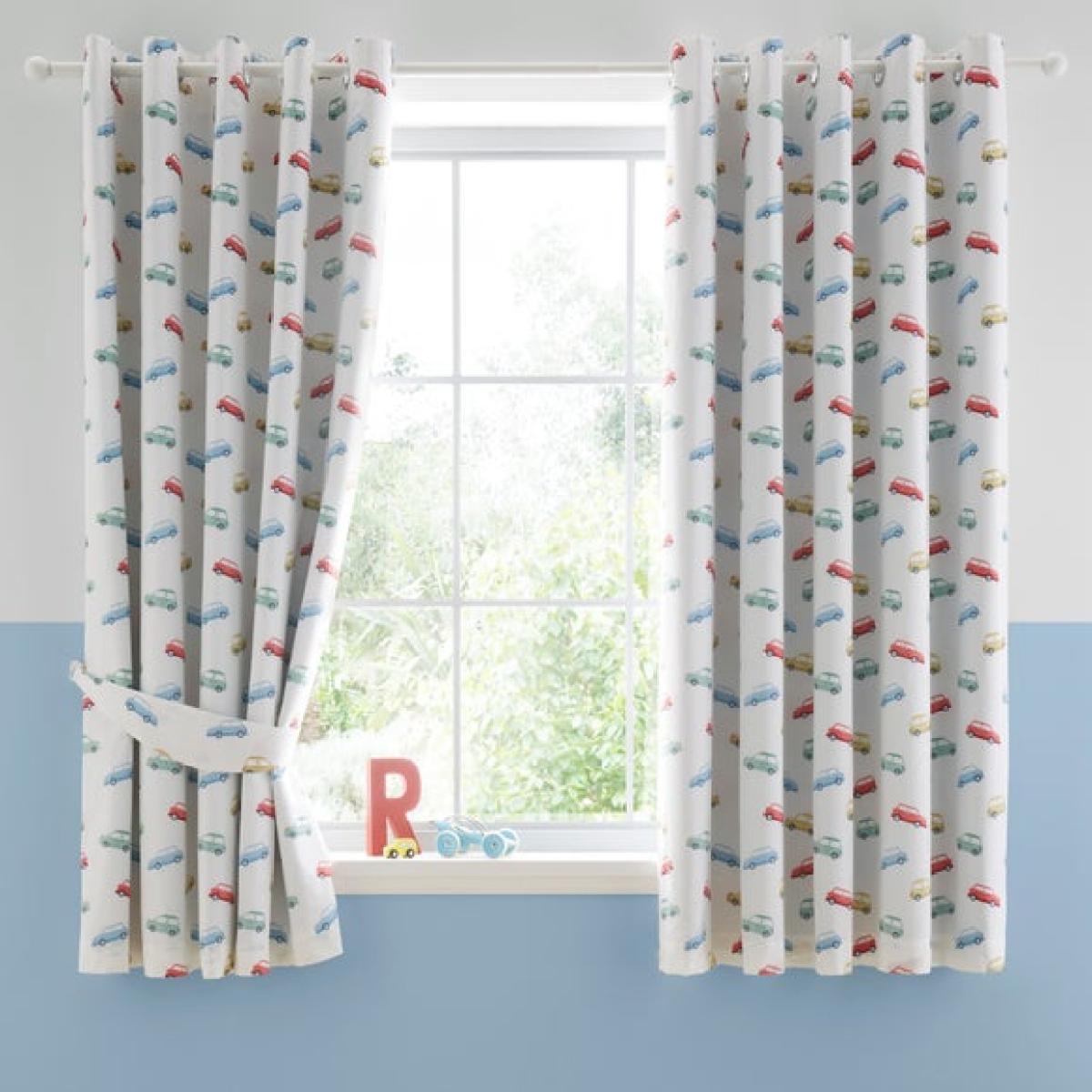 Classic Cars Blackout Eyelet Curtains – image 2