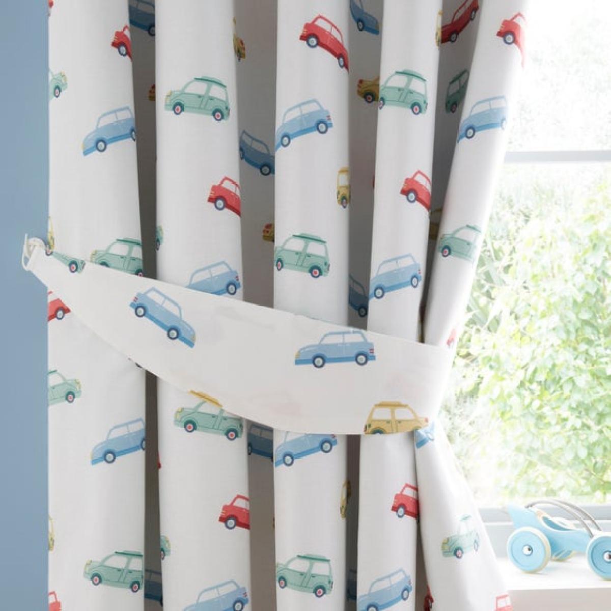 Classic Cars Blackout Eyelet Curtains – image 3
