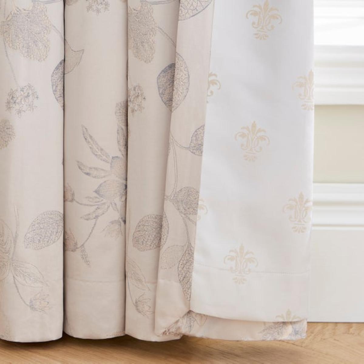 Dorma Banbury Jacquard Polycotton Blackout Pencil Pleat Curtains – image 3