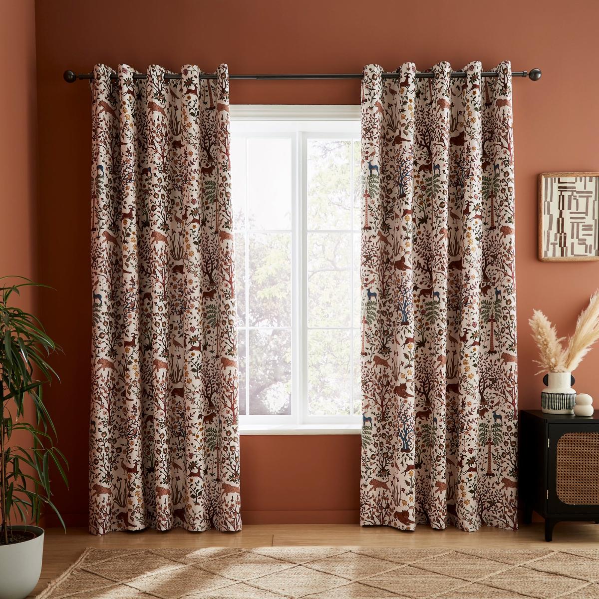 Forest Animals Blackout Eyelet Curtains – image 2
