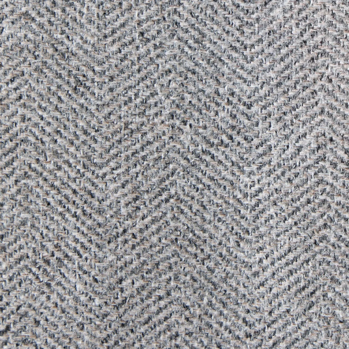 Habitat Textured Blackout Herringbone Eyelet Curtain - Dark Grey - 168x229cm – image 2