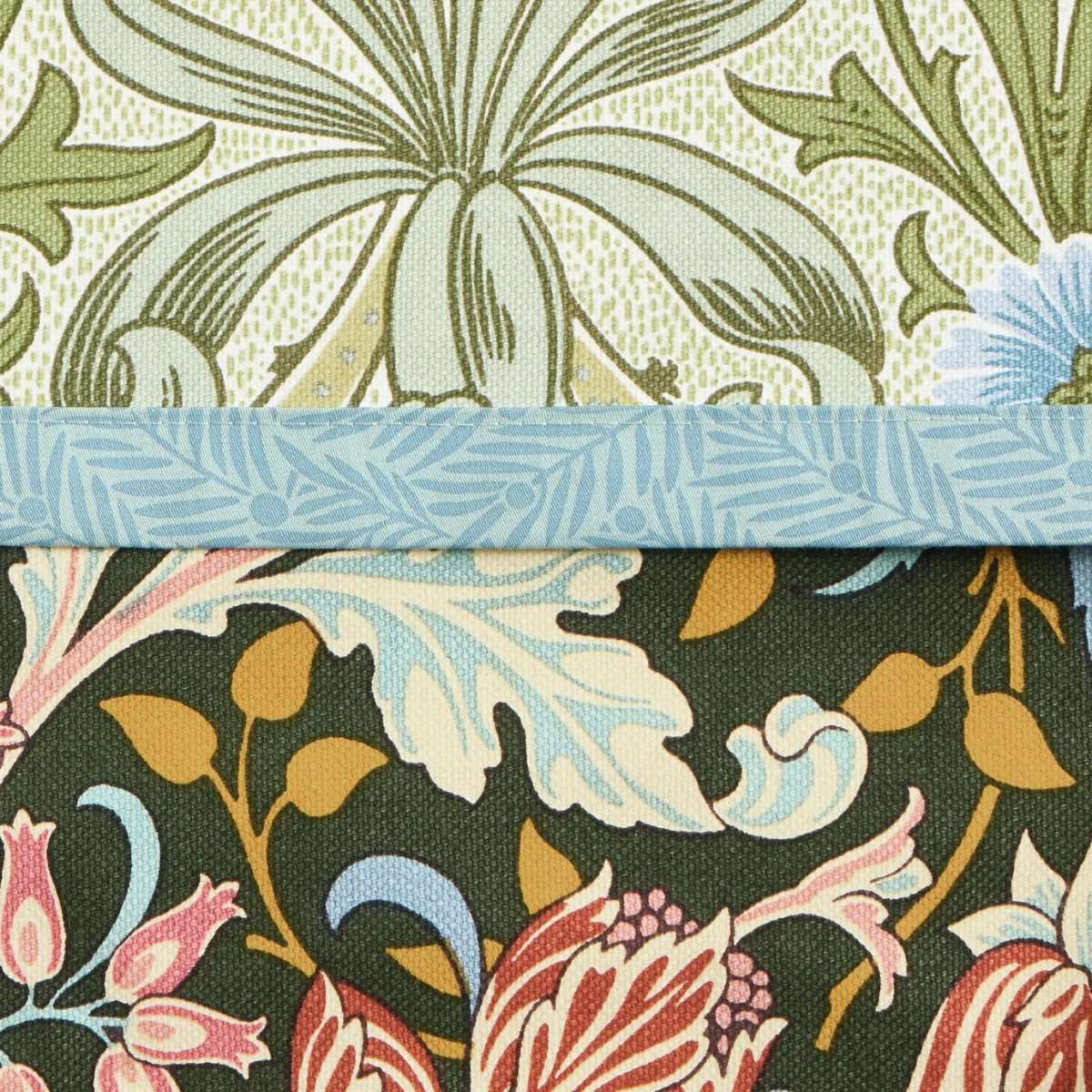 Habitat x Morris & Co. Hyacinth Ruffle Pencil Pleat Curtain - 168x183cm – image 2