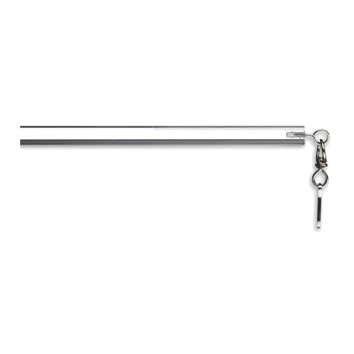 John Lewis Acrylic Curtain Draw Rods, Clear, Pair, L75cm – image 1