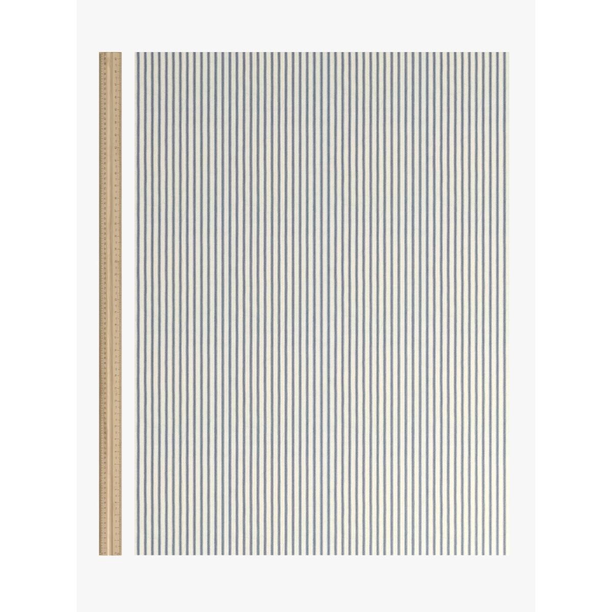 John Lewis Ticking Stripe Pair Lined Pencil Pleat Curtains, Loch Blue – image 8